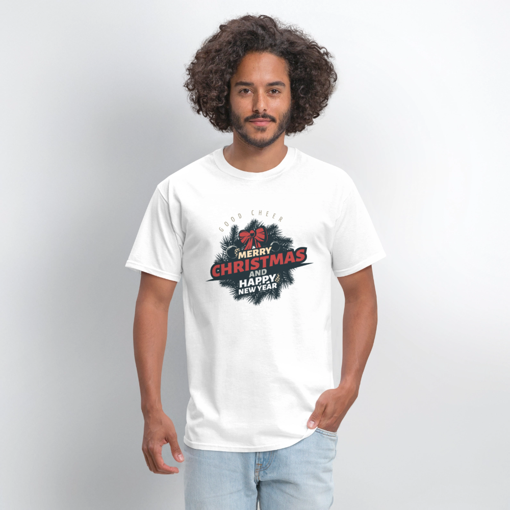 Merry Christmas Men's T-Shirt - white