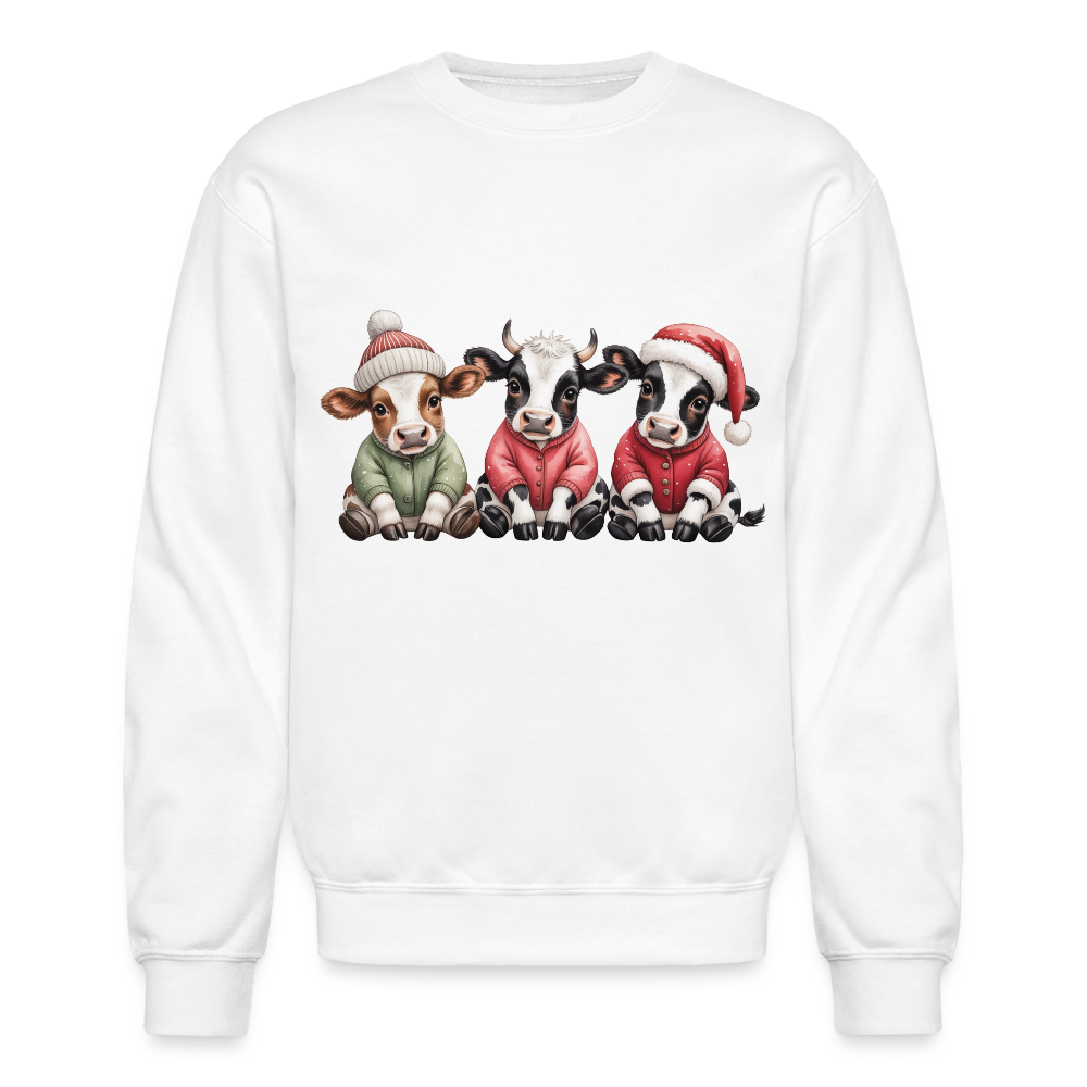 Christmas Calves Crewneck Sweatshirt - white
