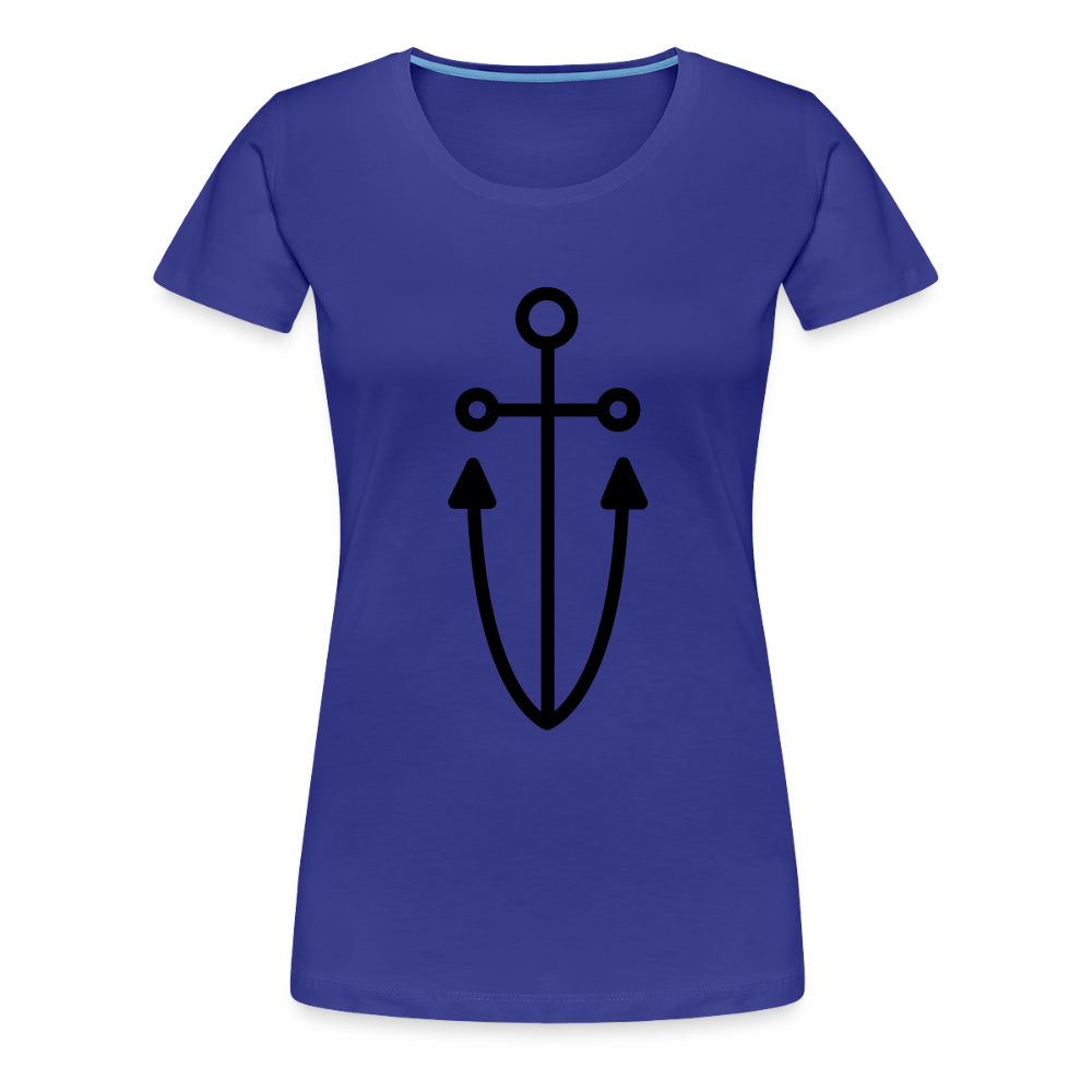 Anchor Women’s Premium T-Shirt - royal blue