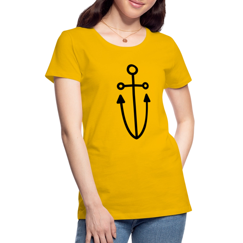 Anchor Women’s Premium T-Shirt - sun yellow