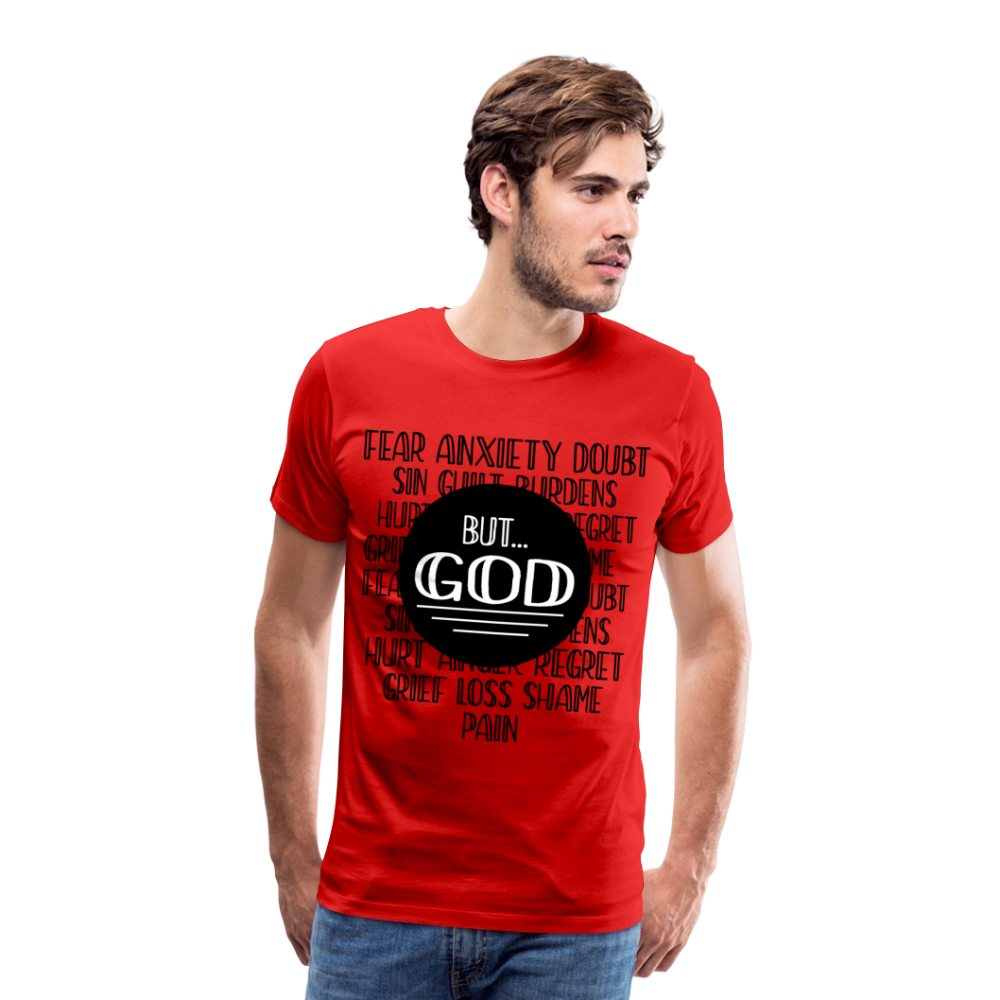 But God Men's Premium T-Shirt - red