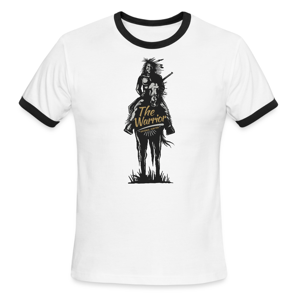 Warrior Men's Ringer T-Shirt - white/black