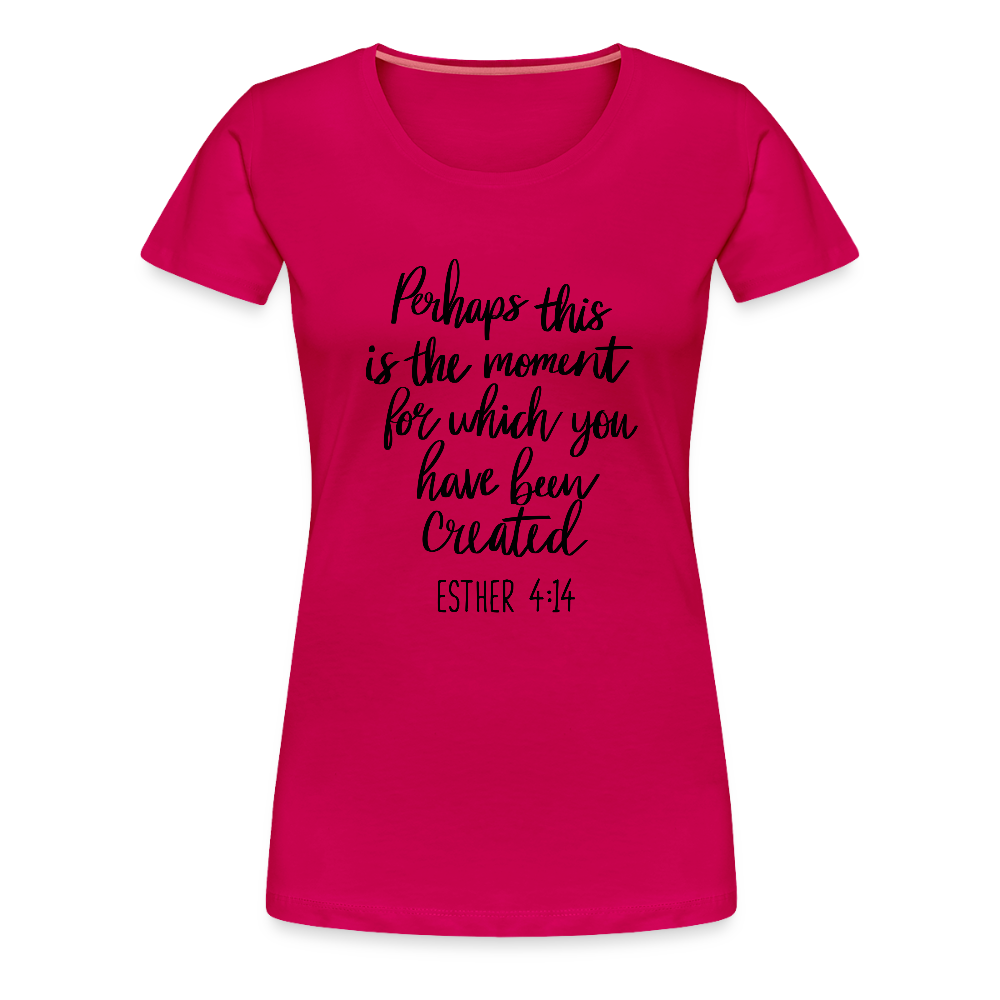 Moment Women’s Premium T-Shirt - dark pink