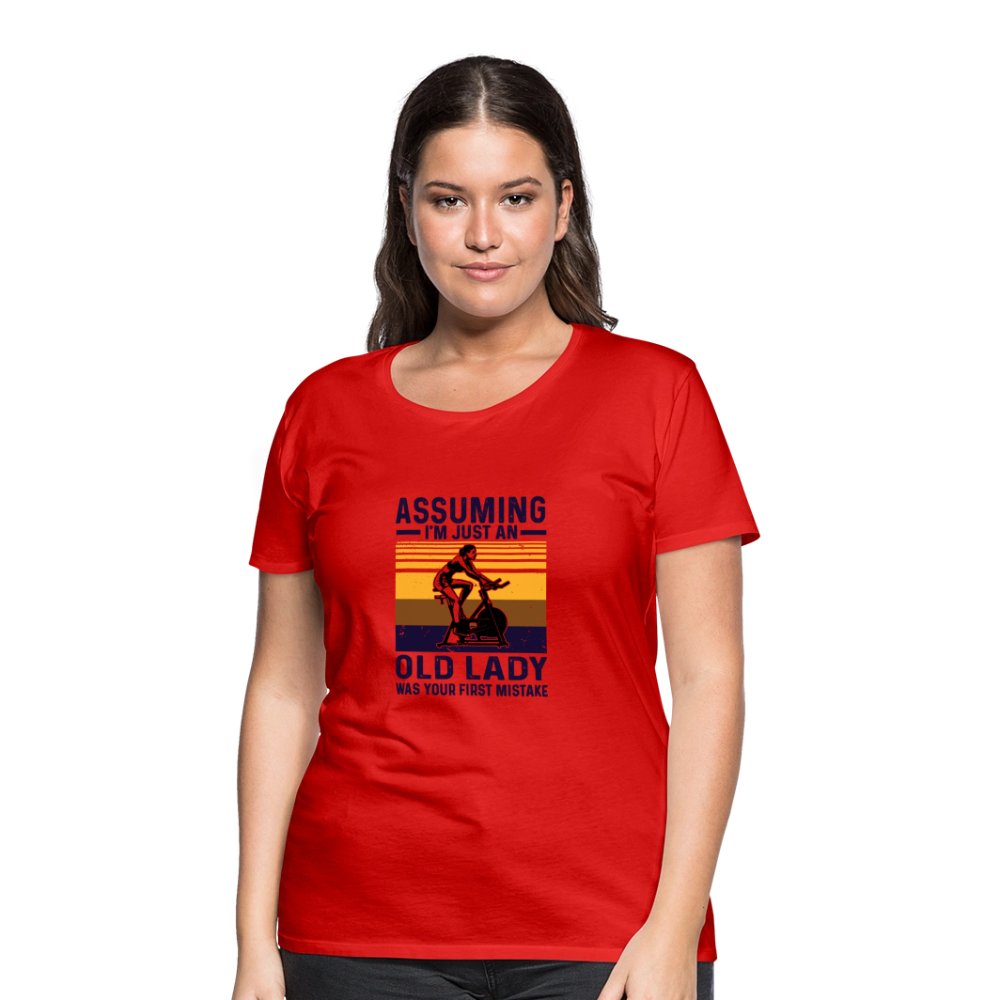 Assuming Women’s Premium T-Shirt - red