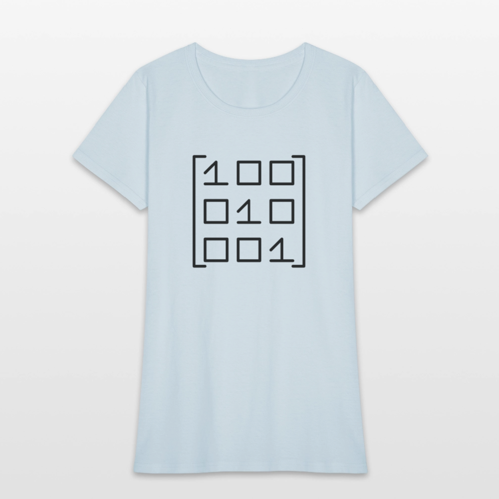 Numbers Women's T-Shirt - light blue