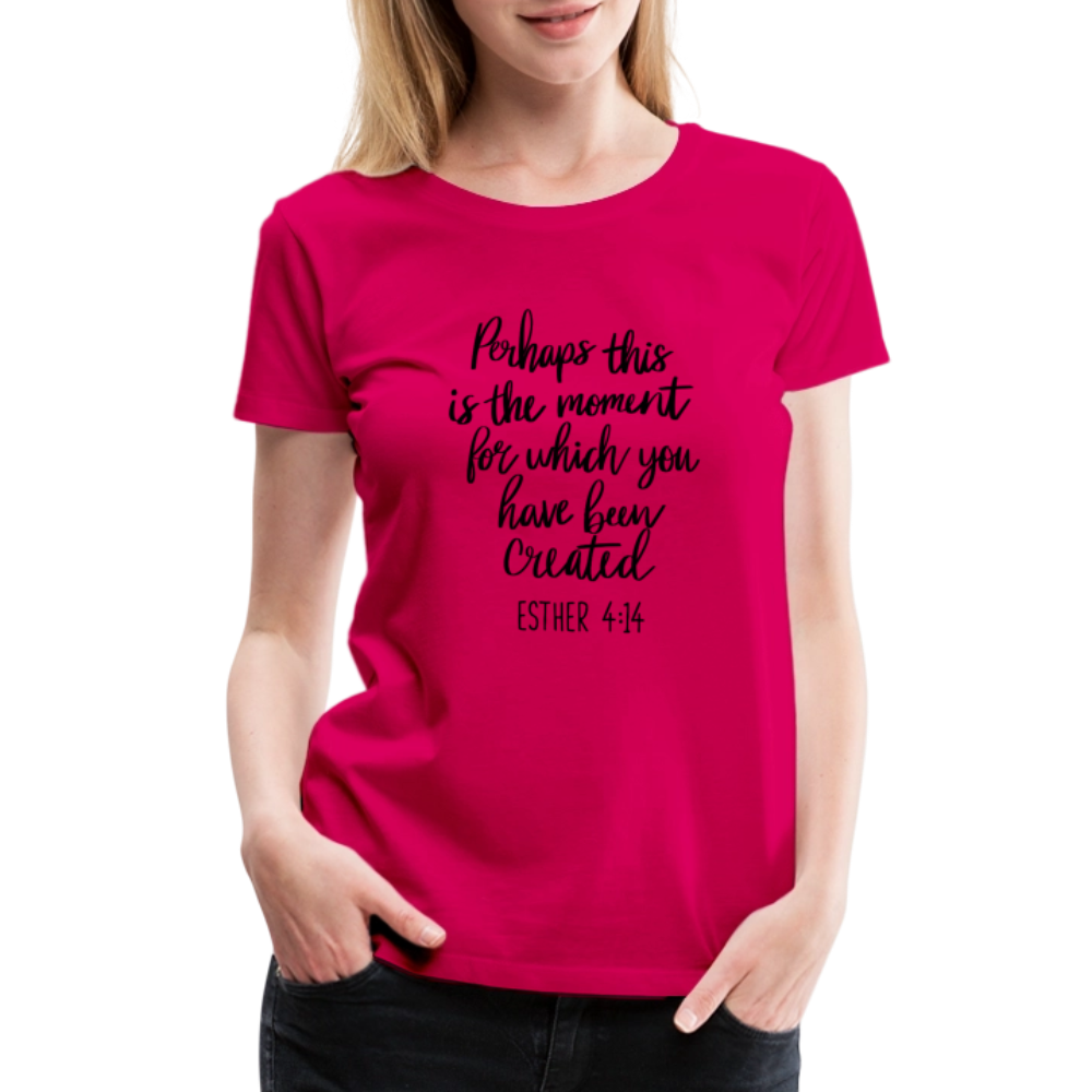 Moment Women’s Premium T-Shirt - dark pink