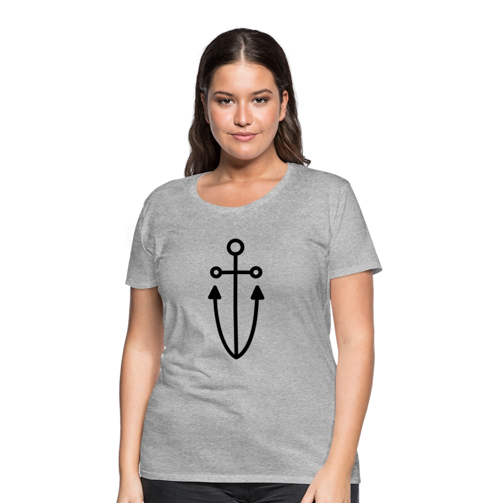 Anchor Women’s Premium T-Shirt - heather gray