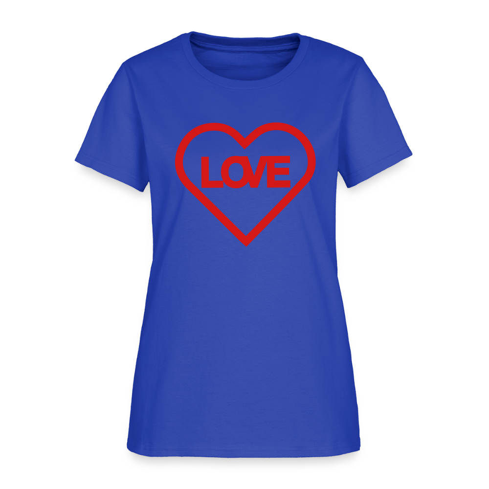 Love Women's T-Shirt - royal blue