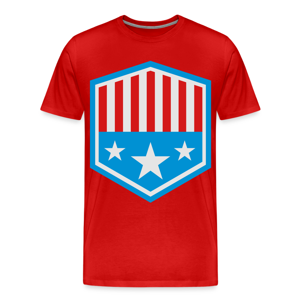 Men's Patriot Tee - red
