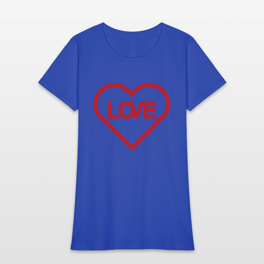Love Women's T-Shirt - royal blue