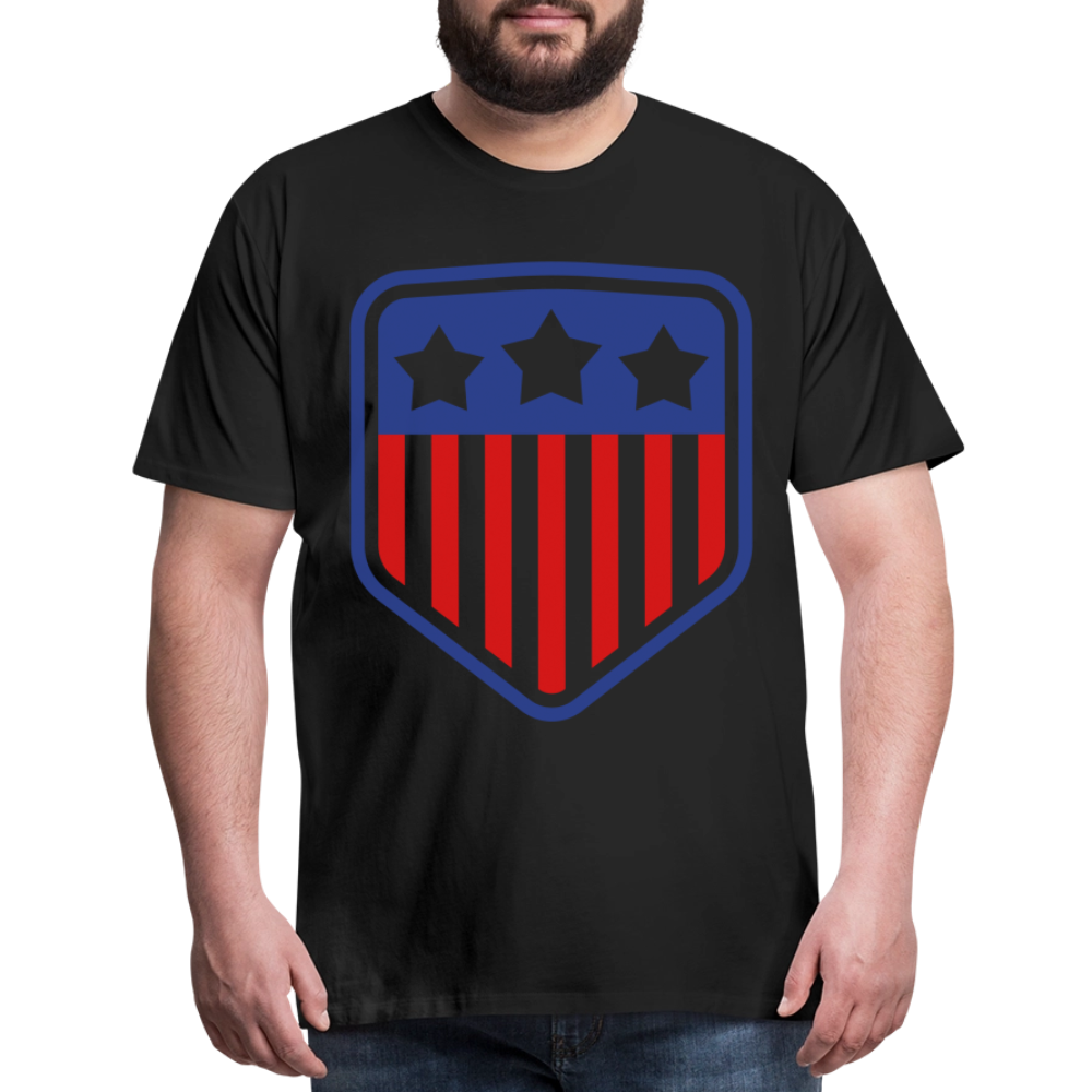 Men's Premium Patriot Tee - black