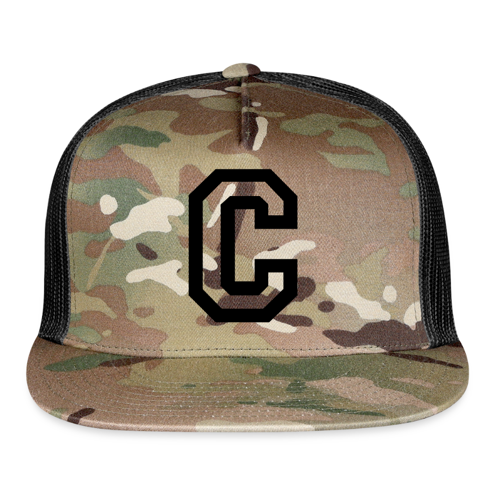 Trucker Hat - MultiCam\black