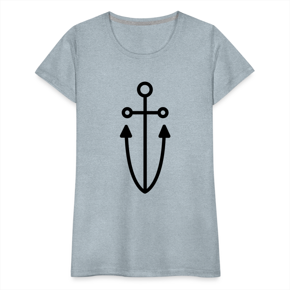 Anchor Women’s Premium T-Shirt - heather ice blue