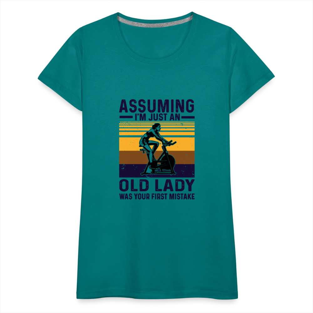 Assuming Women’s Premium T-Shirt - teal