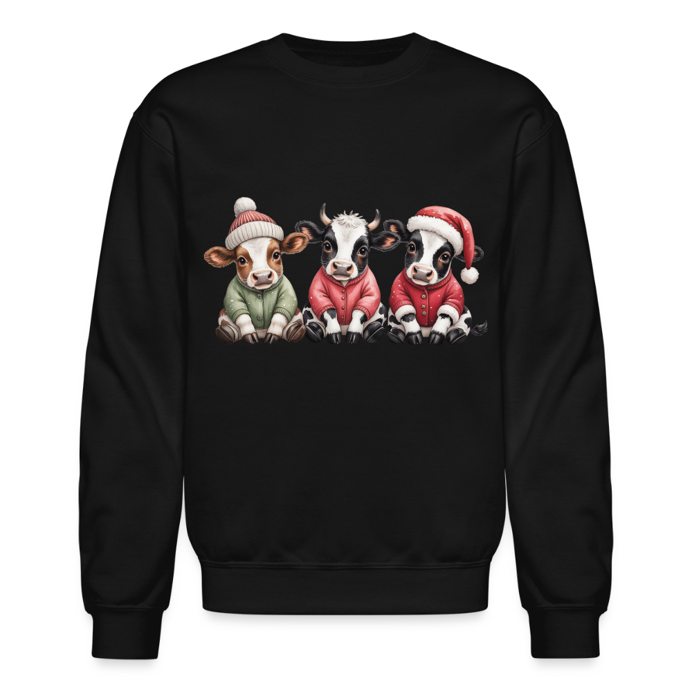 Christmas Calves Crewneck Sweatshirt - black