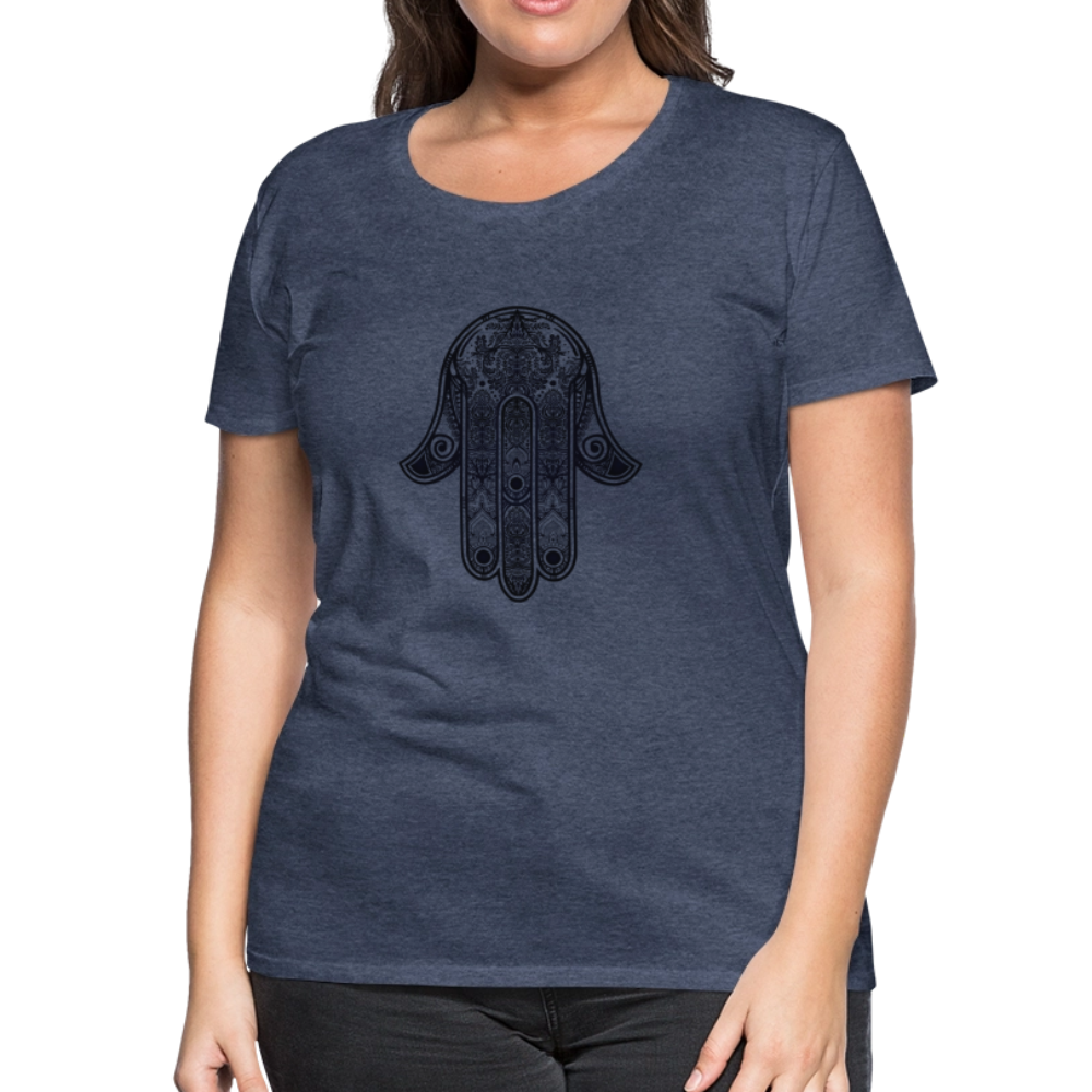 Hand of Fatimah Women’s Premium T-Shirt - heather blue