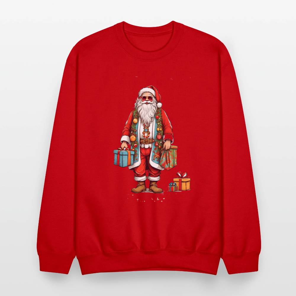 Hippie Santa 2 Sweatshirt - red