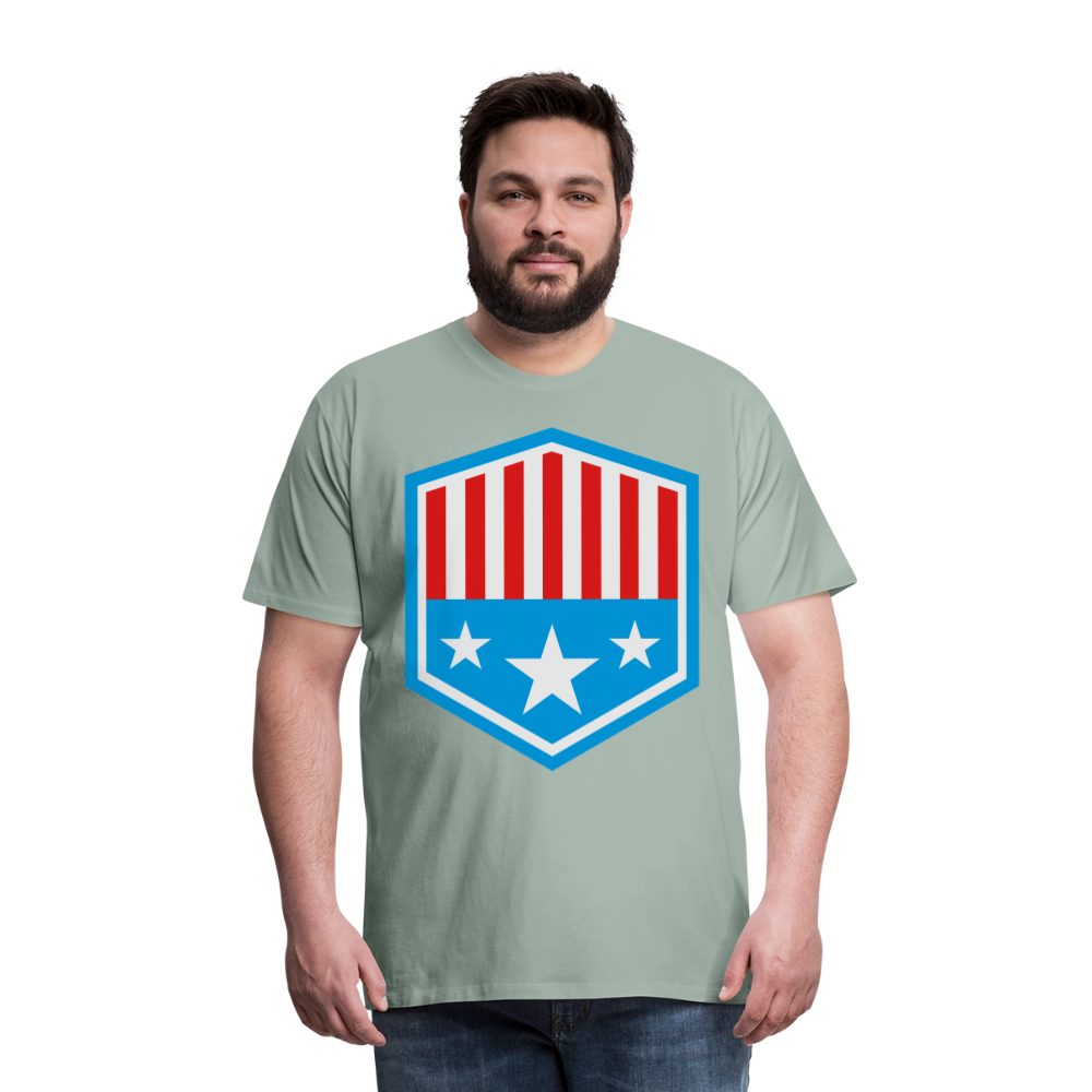 Men's Patriot Tee - steel green