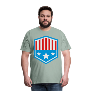 Men's Patriot Tee - steel green