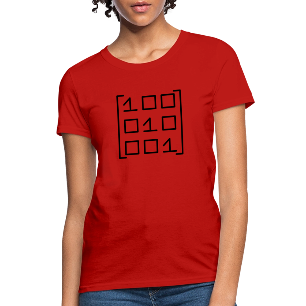 Numbers Women's T-Shirt - red