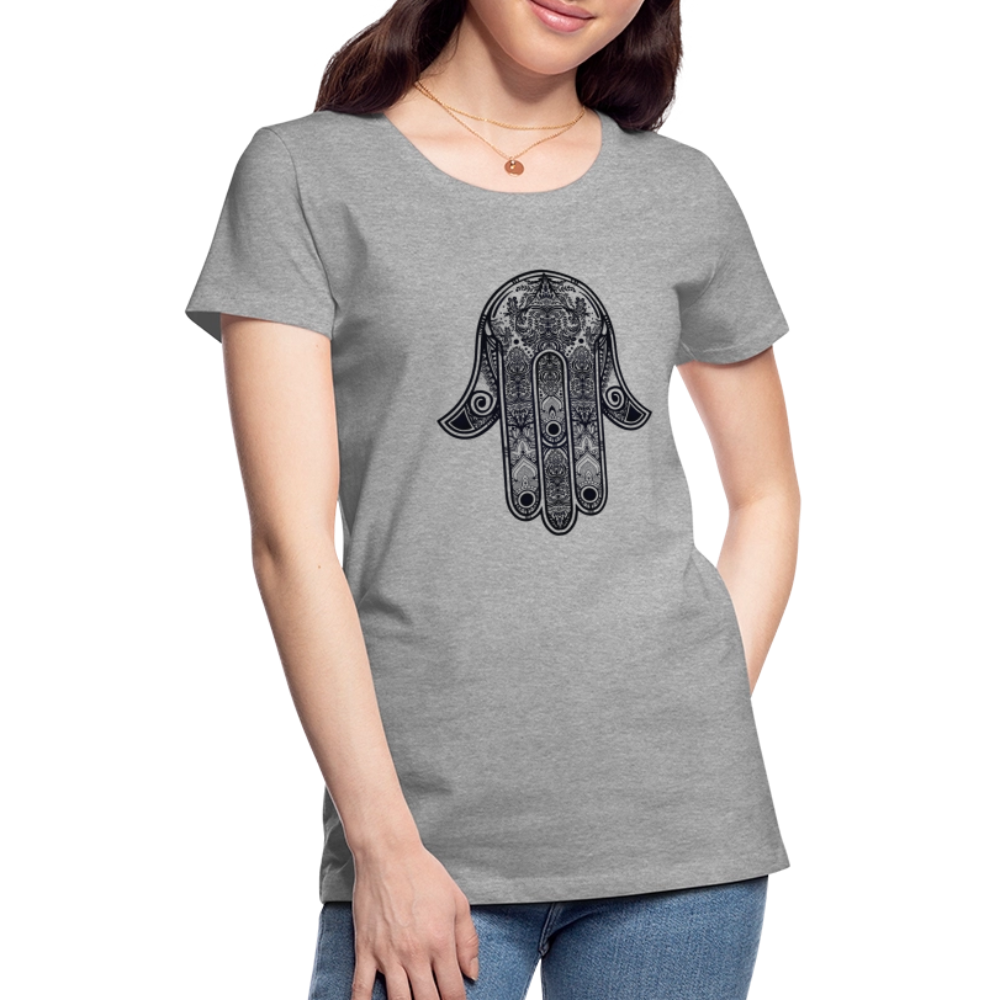 Hand of Fatimah Women’s Premium T-Shirt - heather gray