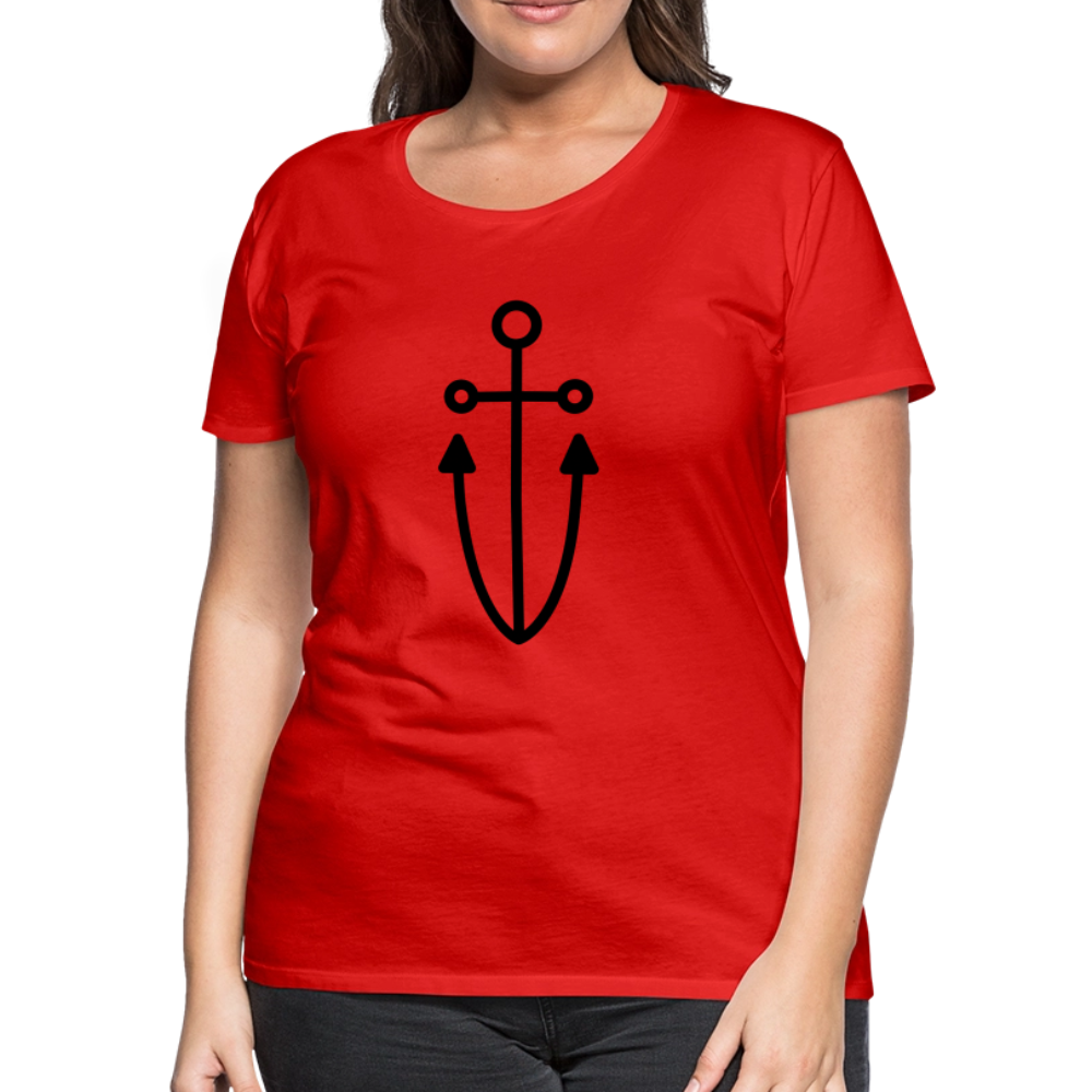 Anchor Women’s Premium T-Shirt - red