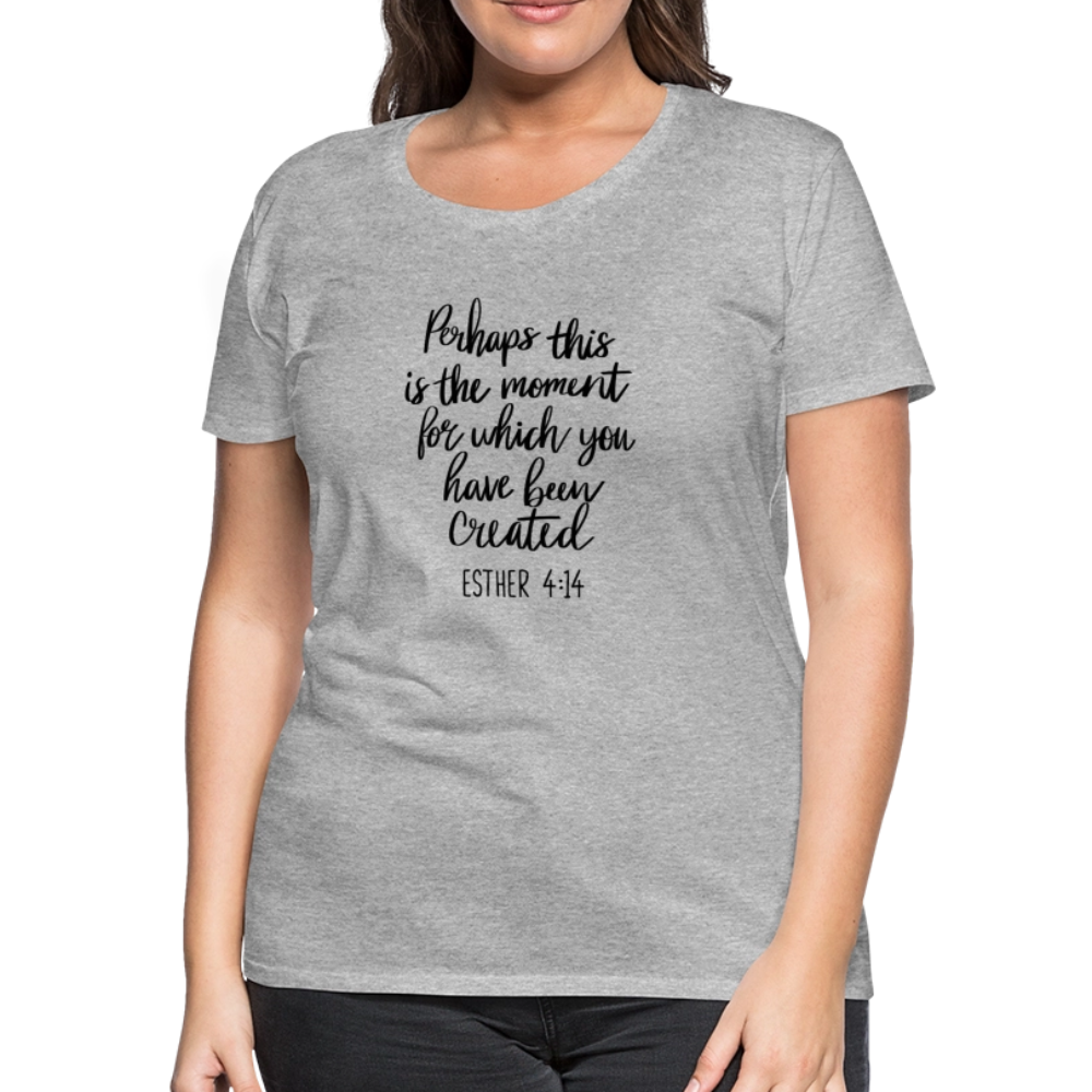Moment Women’s Premium T-Shirt - heather gray
