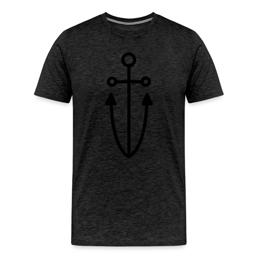 Anchor Men's Premium T-Shirt - charcoal grey