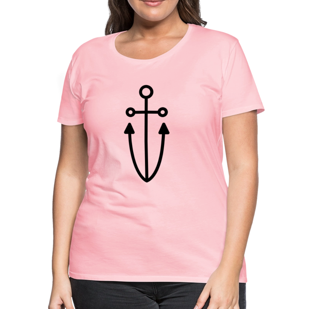 Anchor Women’s Premium T-Shirt - pink