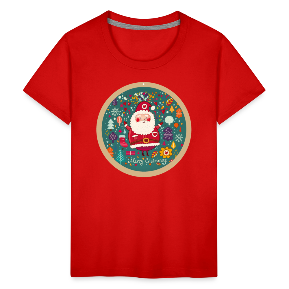 Santa Claus Kids' Premium T-Shirt - red