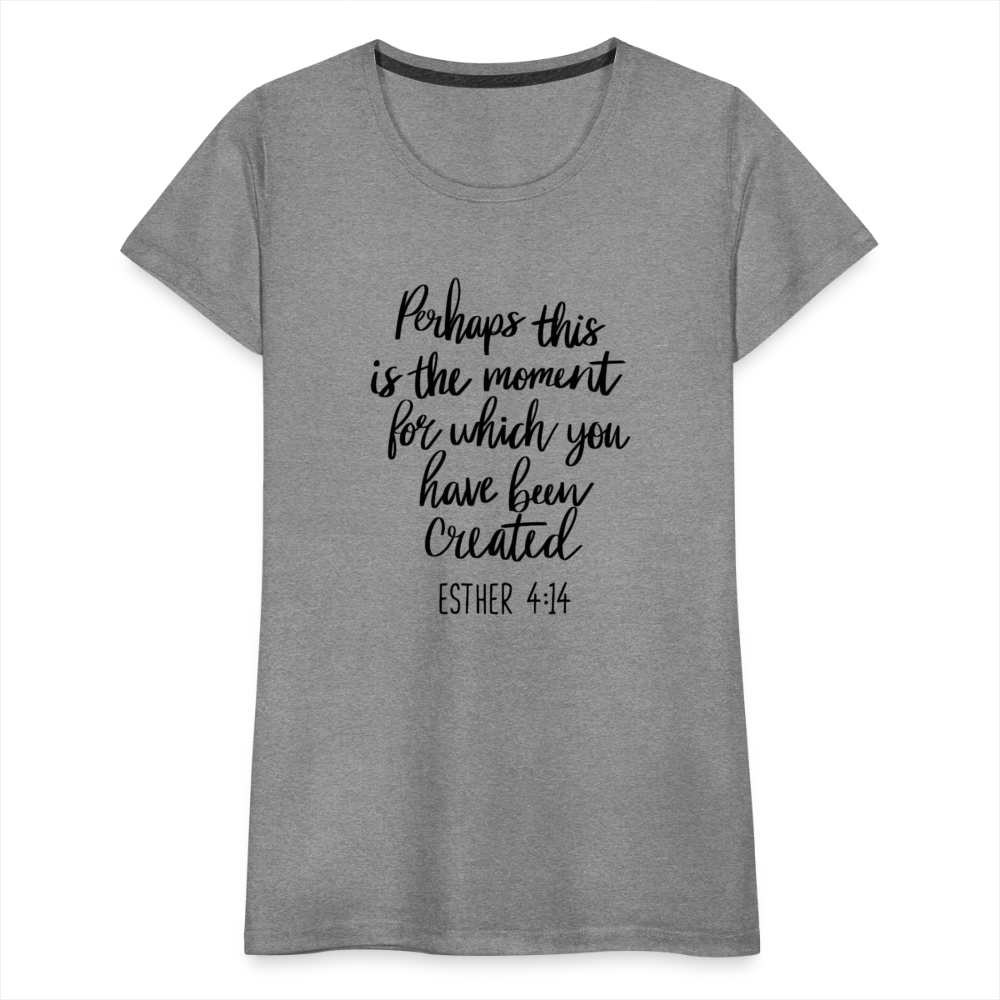 Moment Women’s Premium T-Shirt - heather gray