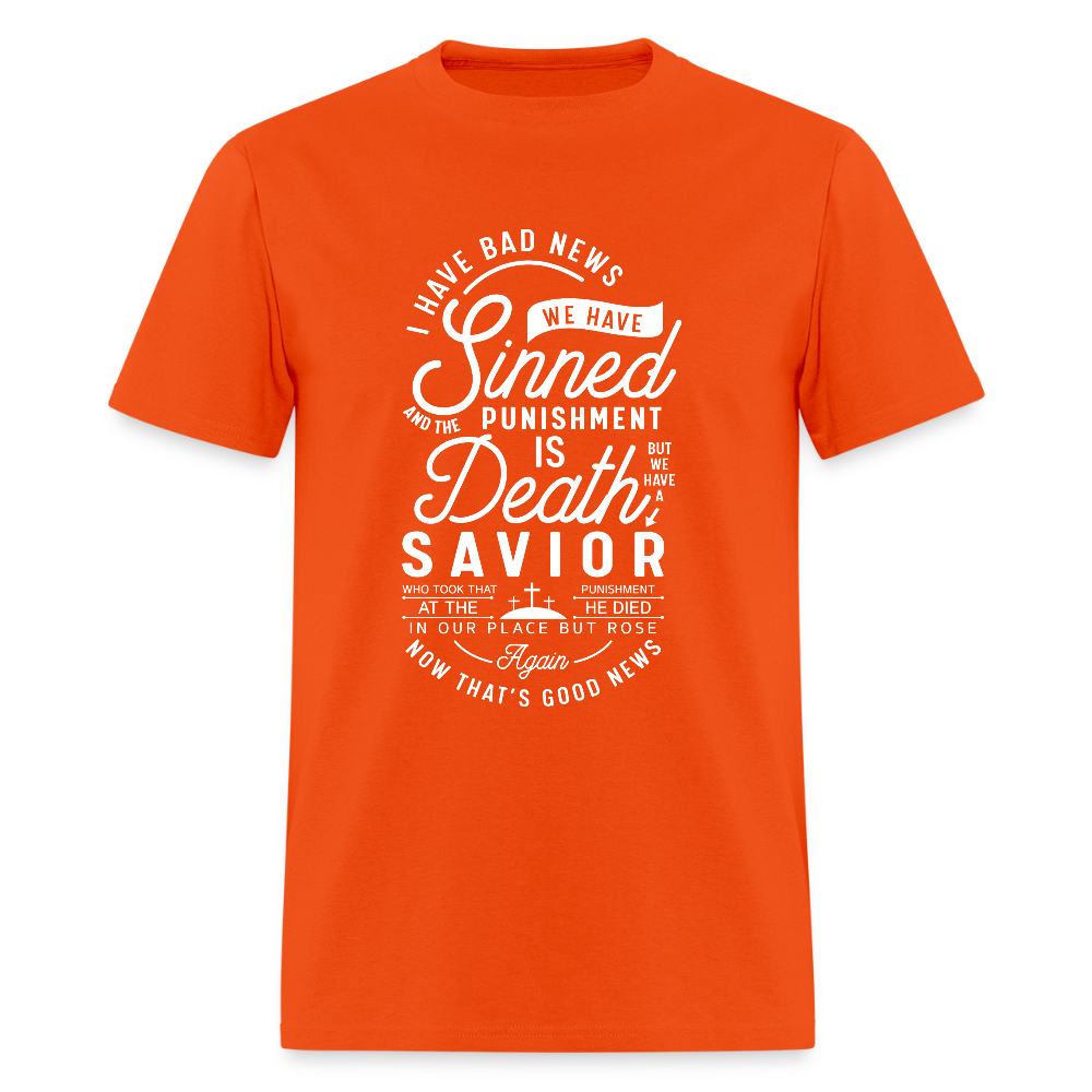 News Men's T-Shirt | GILDAN 5000 - orange