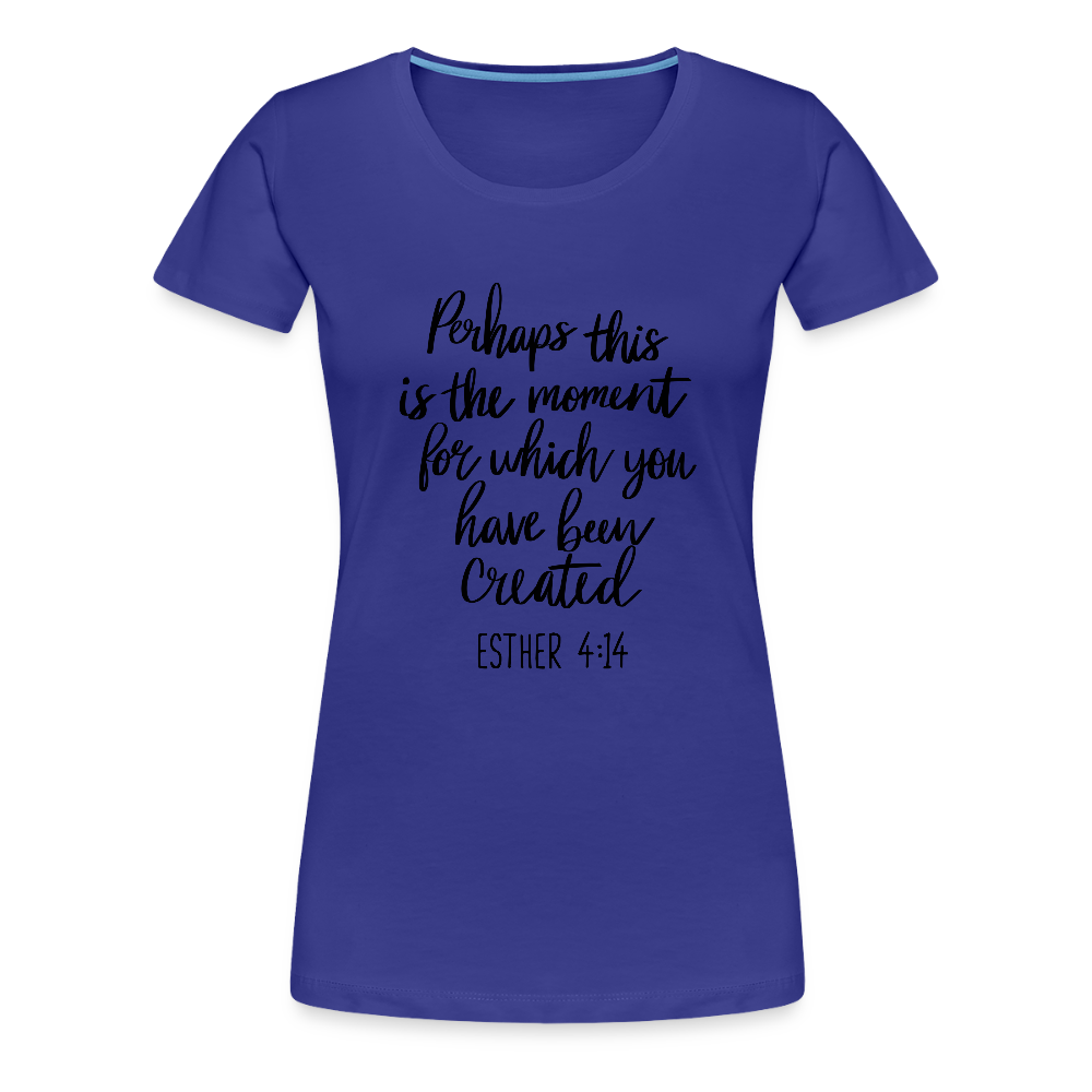 Moment Women’s Premium T-Shirt - royal blue