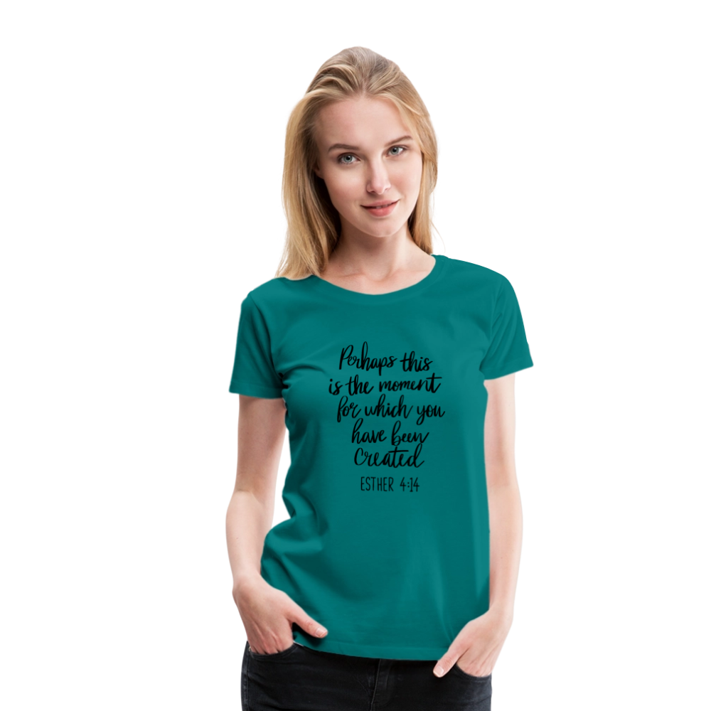 Moment Women’s Premium T-Shirt - teal