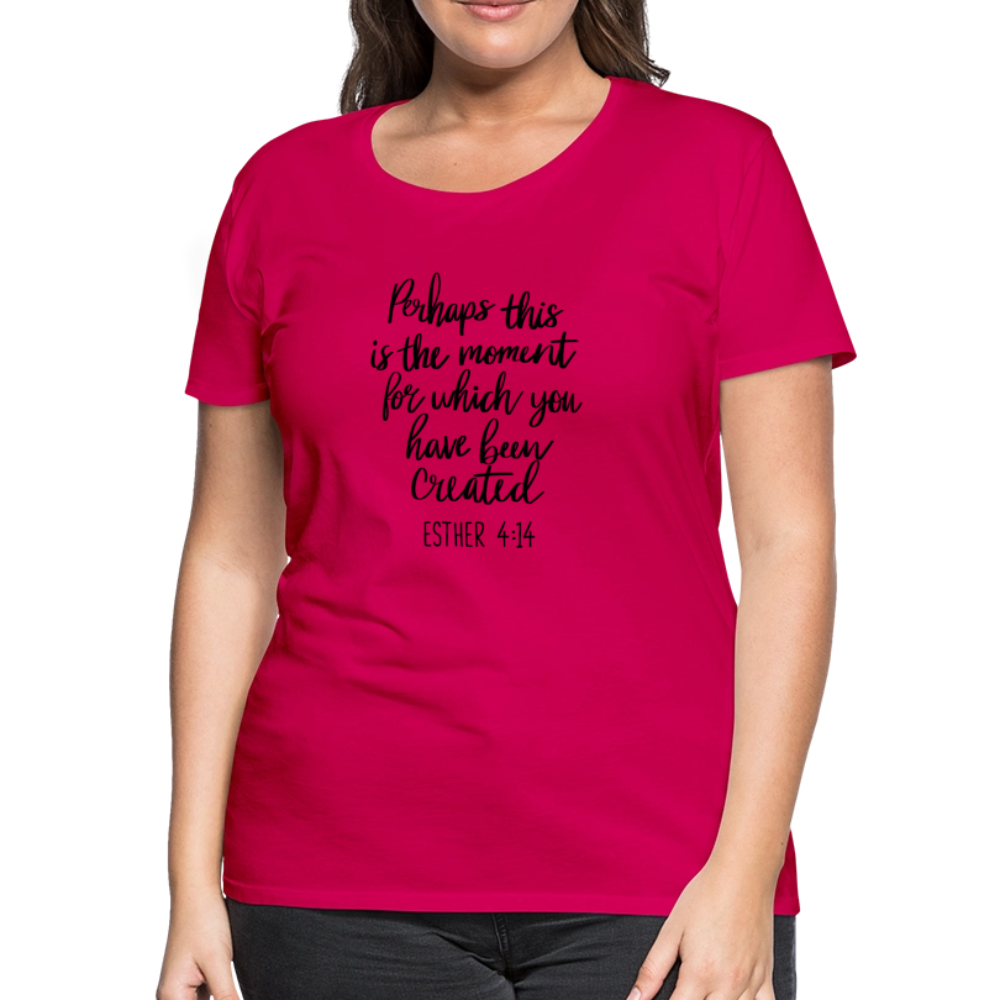 Moment Women’s Premium T-Shirt - dark pink