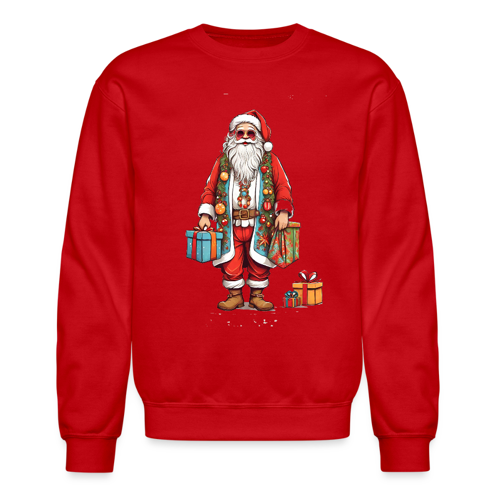Hippie Santa 2 Sweatshirt - red