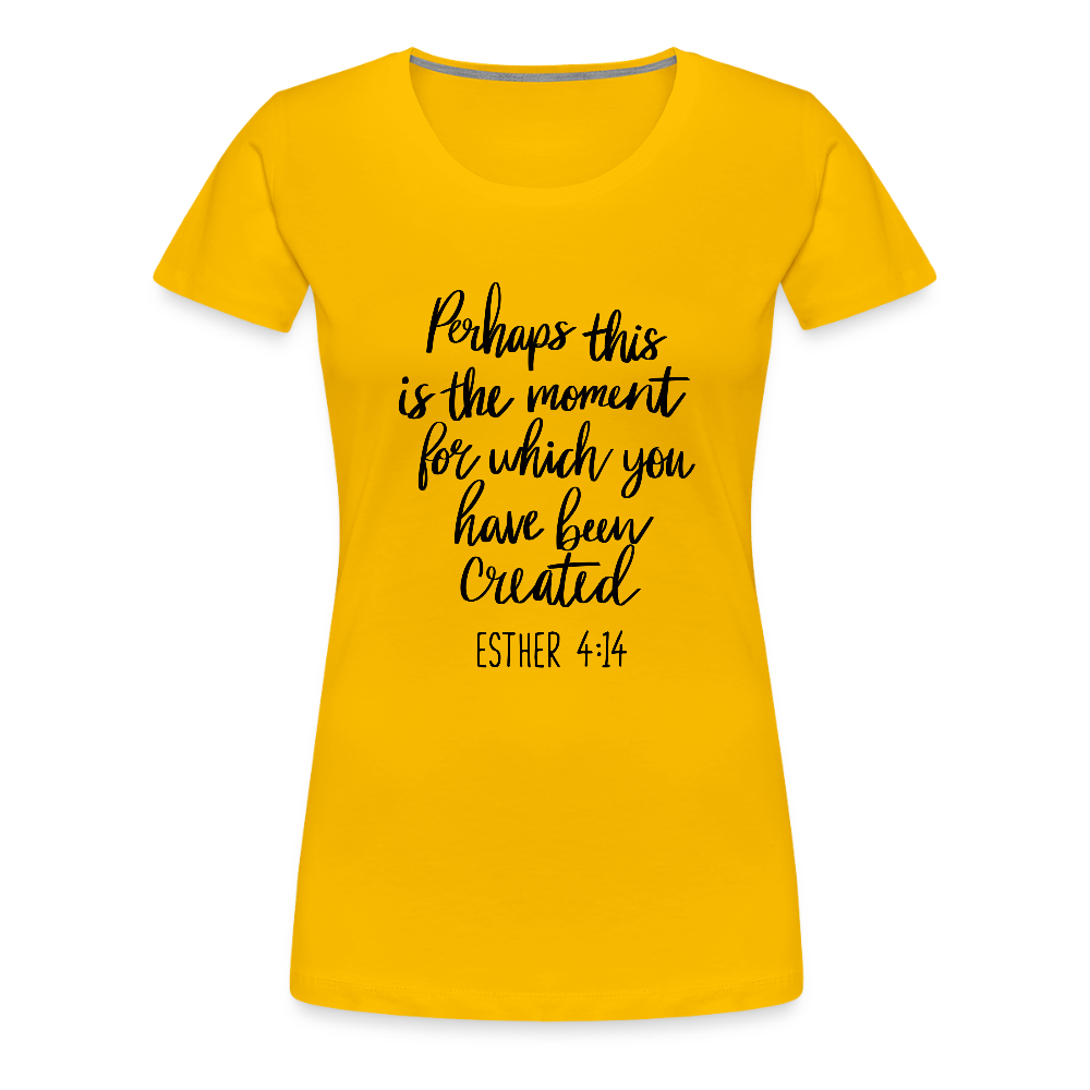 Moment Women’s Premium T-Shirt - sun yellow