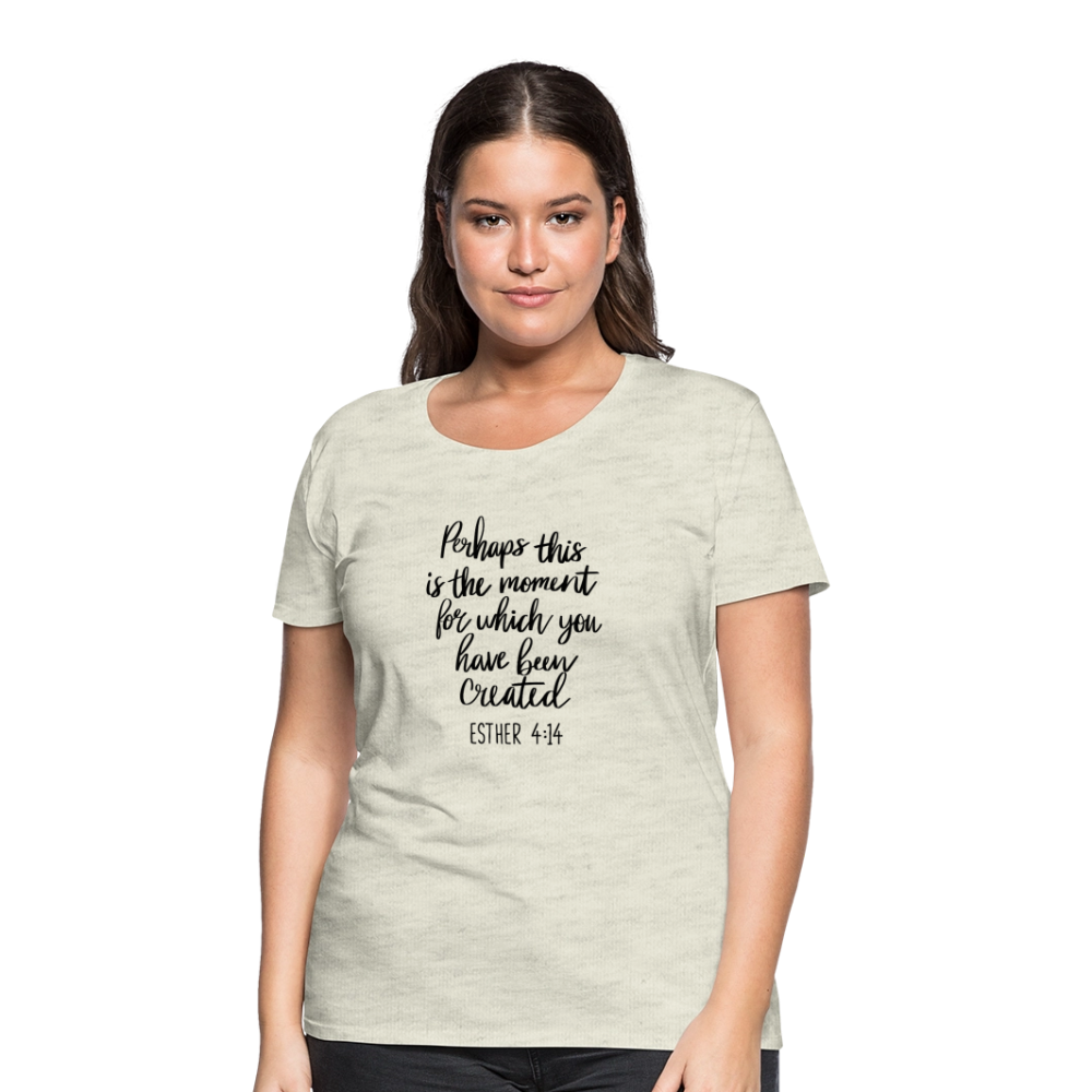 Moment Women’s Premium T-Shirt - heather oatmeal