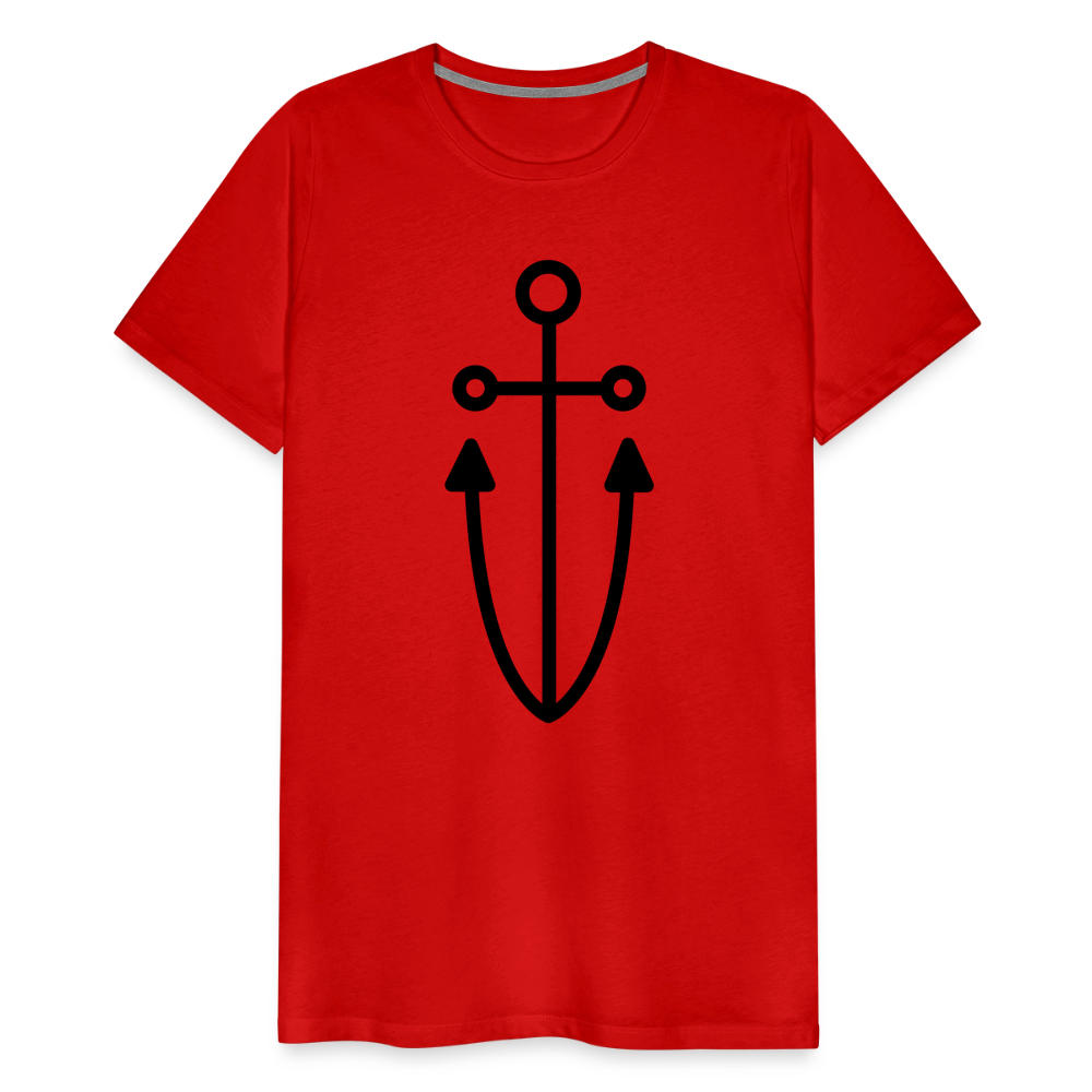 Anchor Men's Premium T-Shirt - red