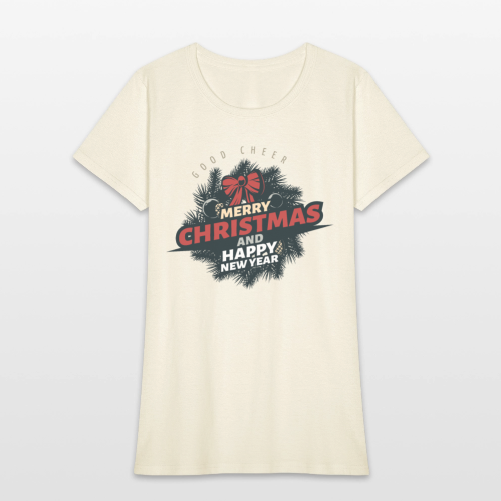 Merry Christmas & HNY Women's T-Shirt - off white