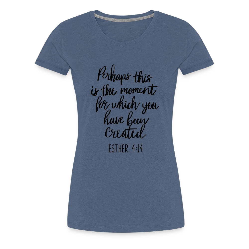 Moment Women’s Premium T-Shirt - heather blue