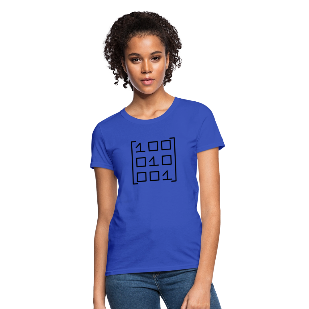 Numbers Women's T-Shirt - royal blue
