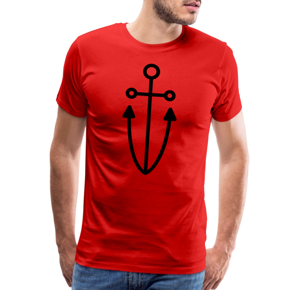 Anchor Men's Premium T-Shirt - red