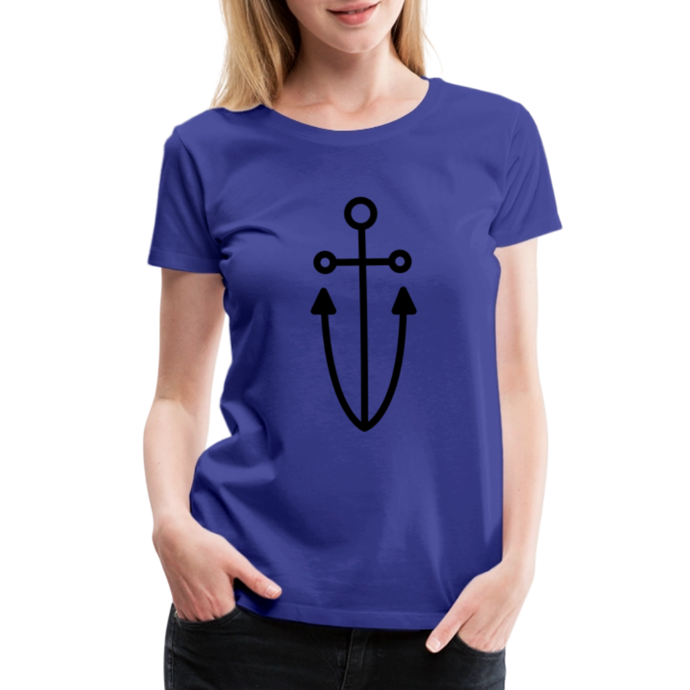Anchor Women’s Premium T-Shirt - royal blue