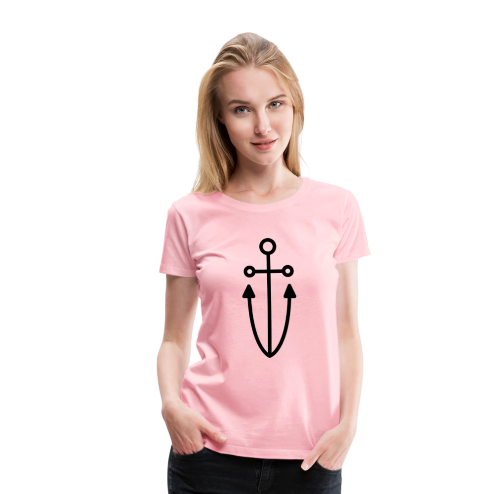 Anchor Women’s Premium T-Shirt - pink