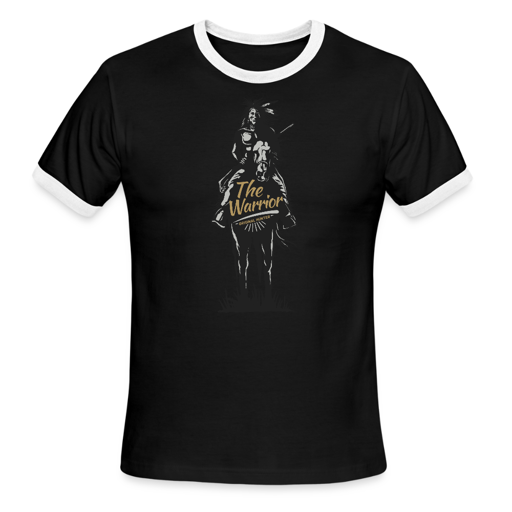 Warrior Men's Ringer T-Shirt - black/white