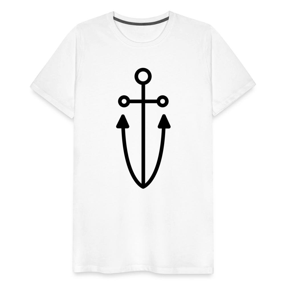 Anchor Men's Premium T-Shirt - white