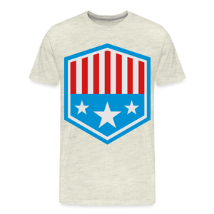 Men's Patriot Tee - heather oatmeal