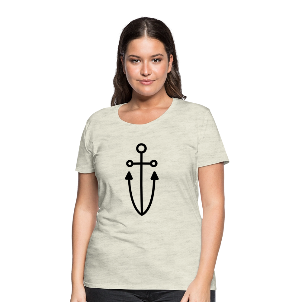 Anchor Women’s Premium T-Shirt - heather oatmeal