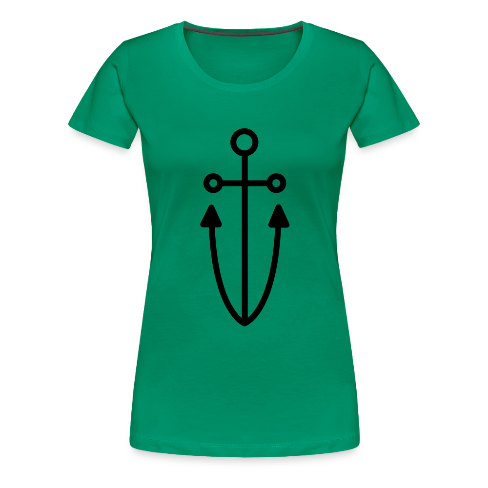 Anchor Women’s Premium T-Shirt - kelly green